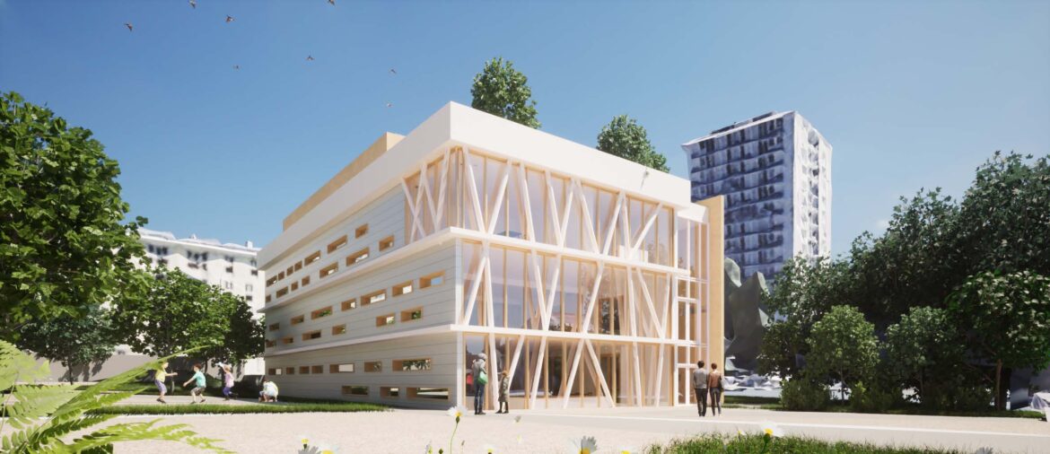 Construction du centre paroissial de Sarcelles (95) – Présence au coeur de la cité