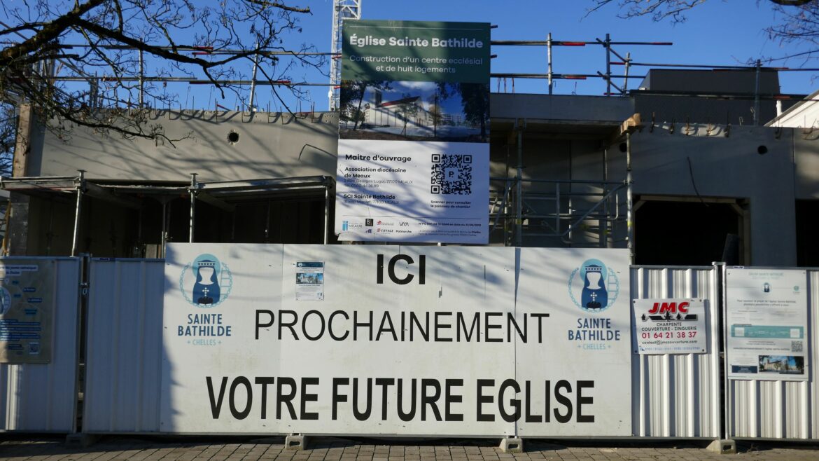 Les travaux de l’église Sainte Bathilde sont lancés !